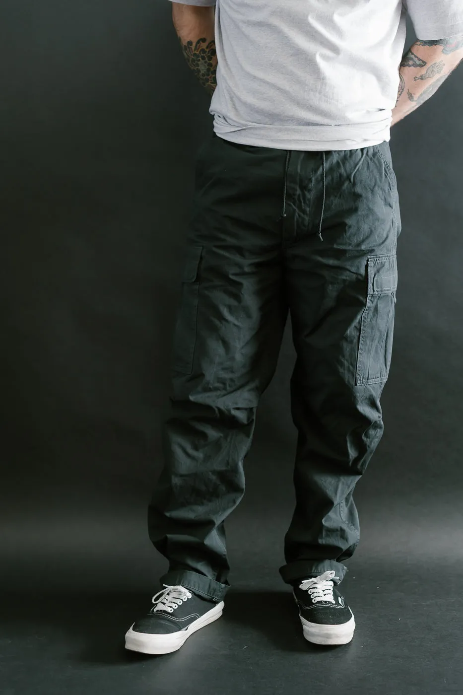 01-5265-60 - Easy Cargo Pants - Charcoal Grey