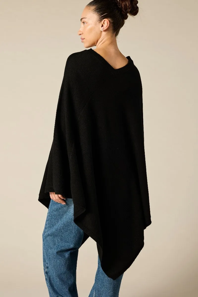 100% Cashmere Poncho (large)