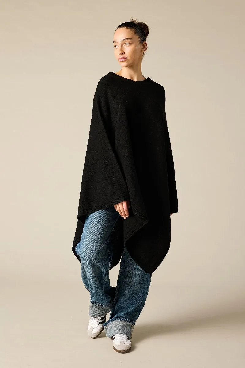 100% Cashmere Poncho (large)