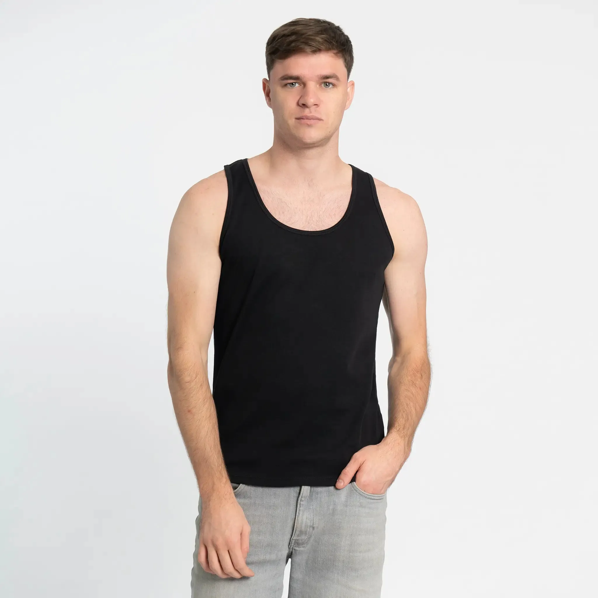 3 Pack - Men's Organic Pima Cotton Tank Tops