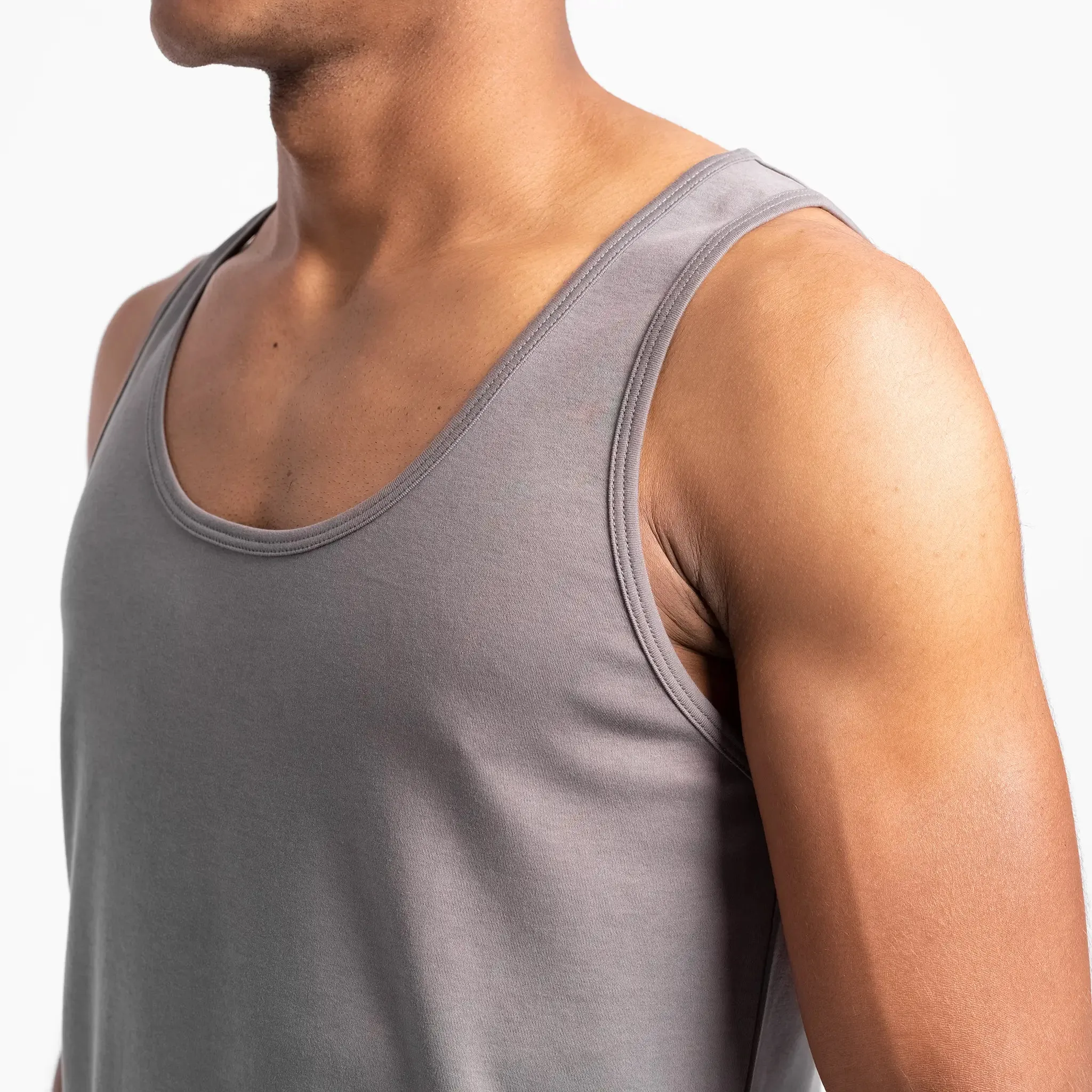 3 Pack - Men's Organic Pima Cotton Tank Tops