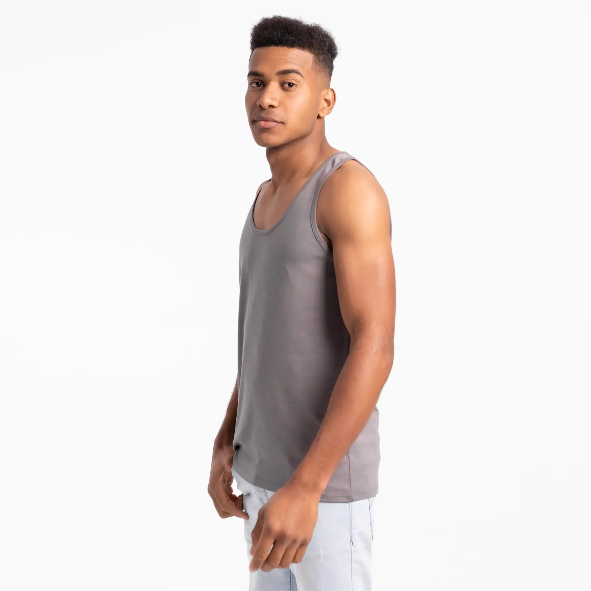 3 Pack - Men's Organic Pima Cotton Tank Tops