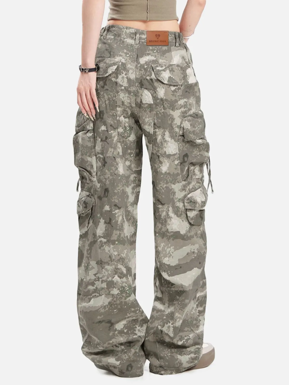 Aelfric Eden Camouflage Multi Pocket Cargo Pants