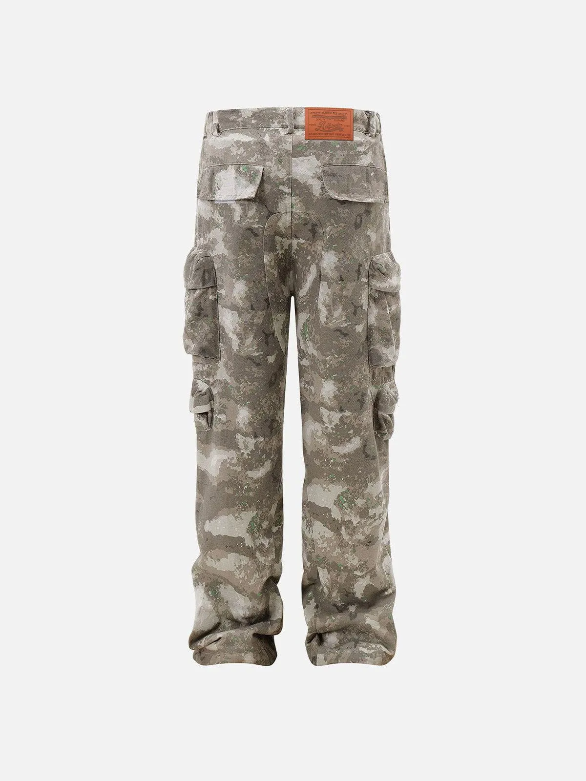 Aelfric Eden Camouflage Multi Pocket Cargo Pants