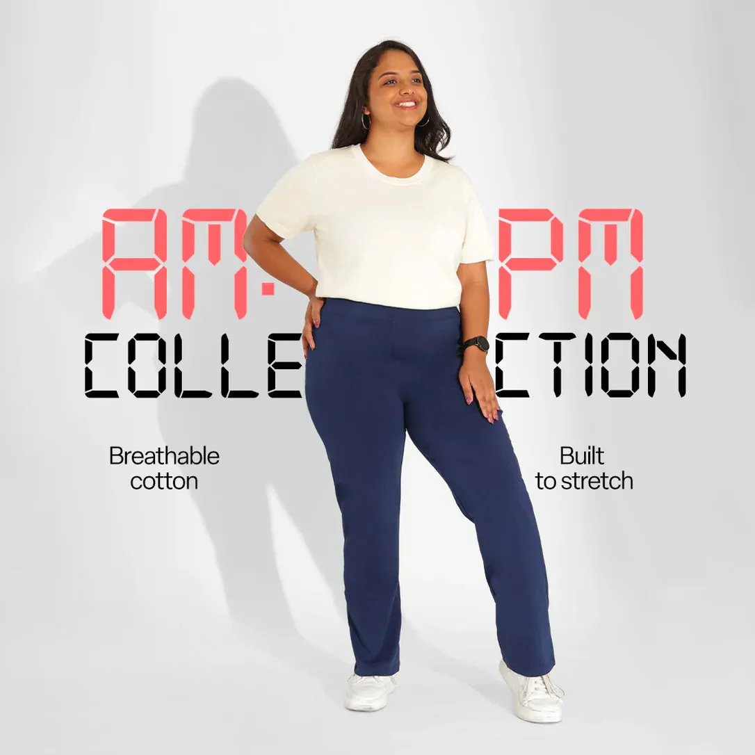 AM:PM Cotton Straight Pants