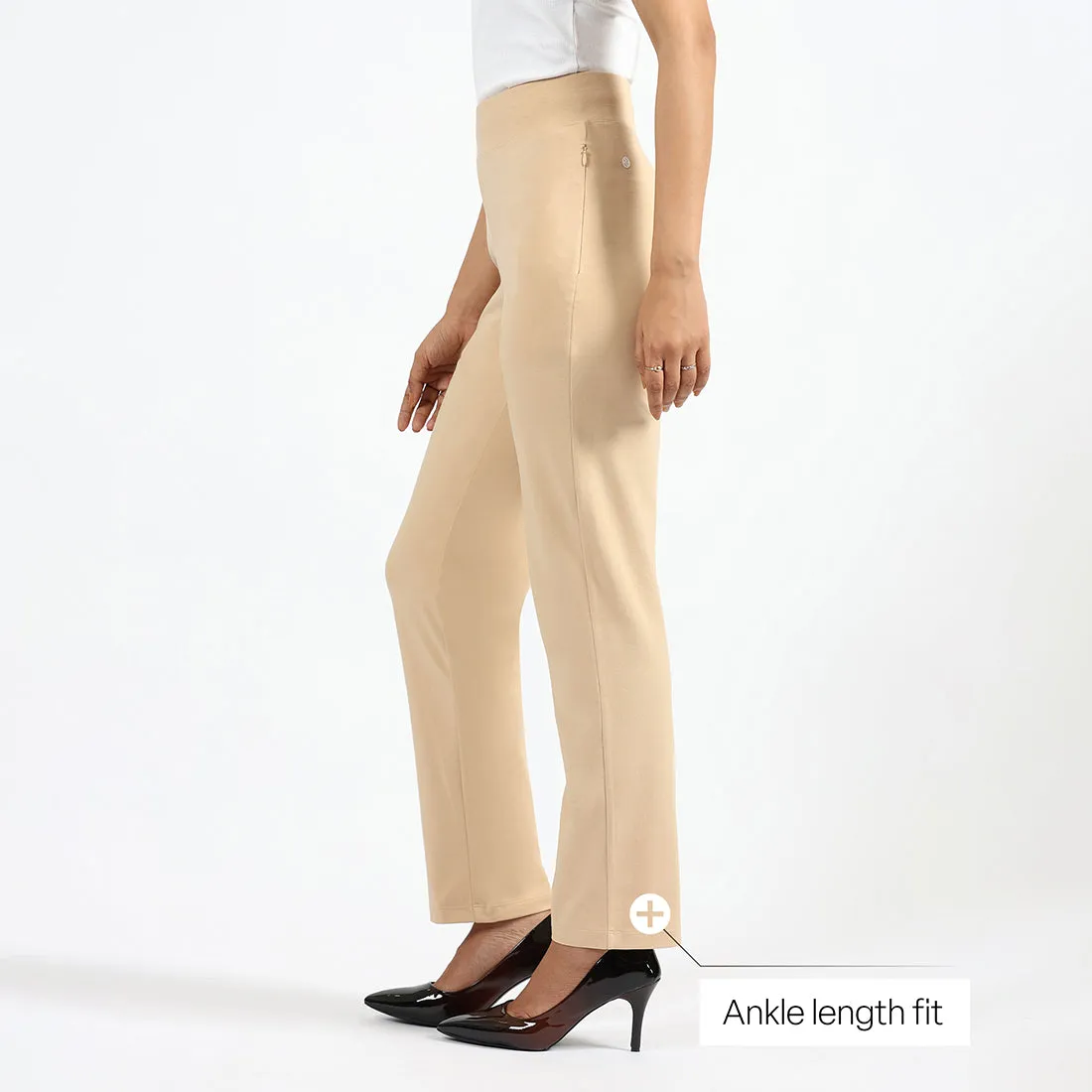 AM:PM Cotton Straight Pants