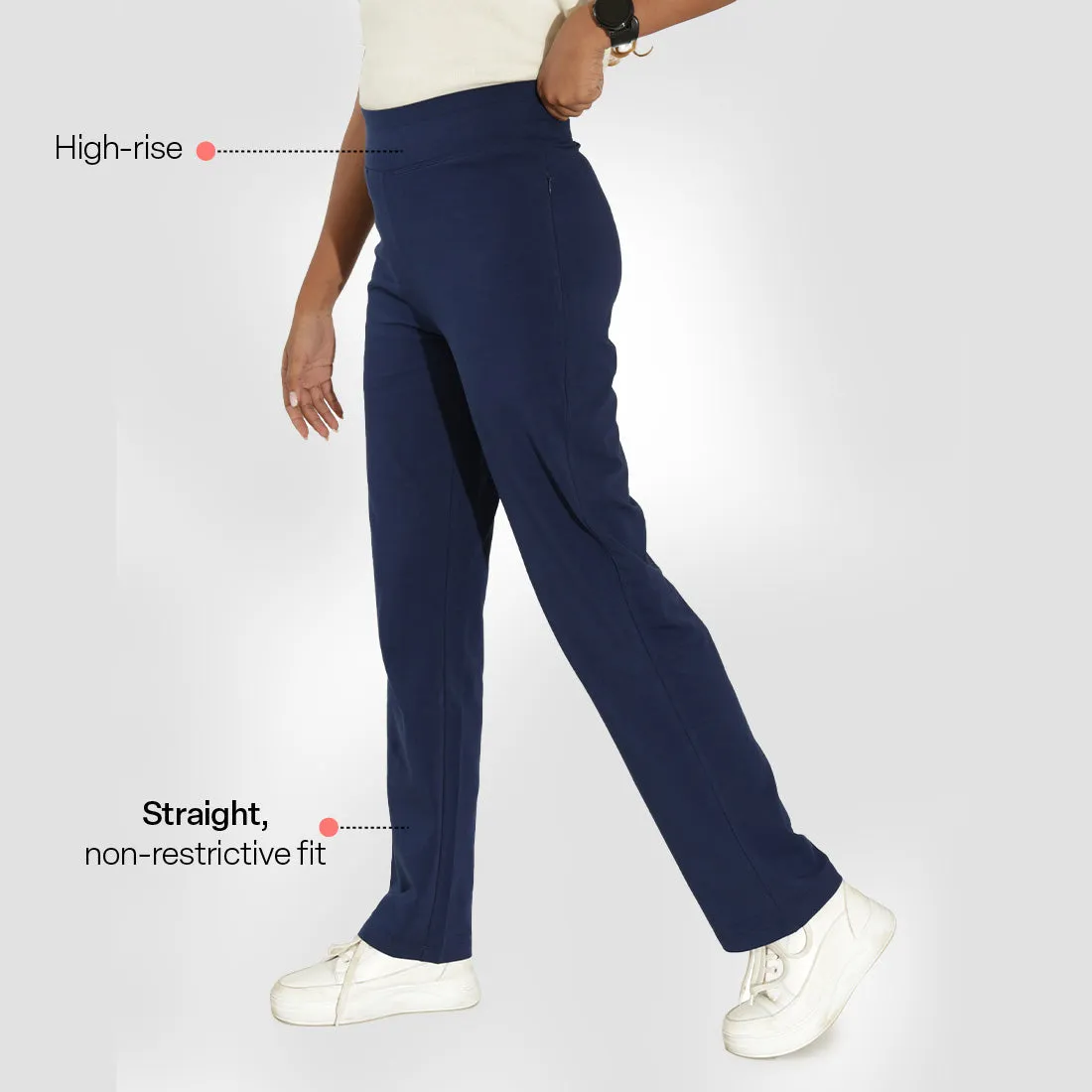 AM:PM Cotton Straight Pants