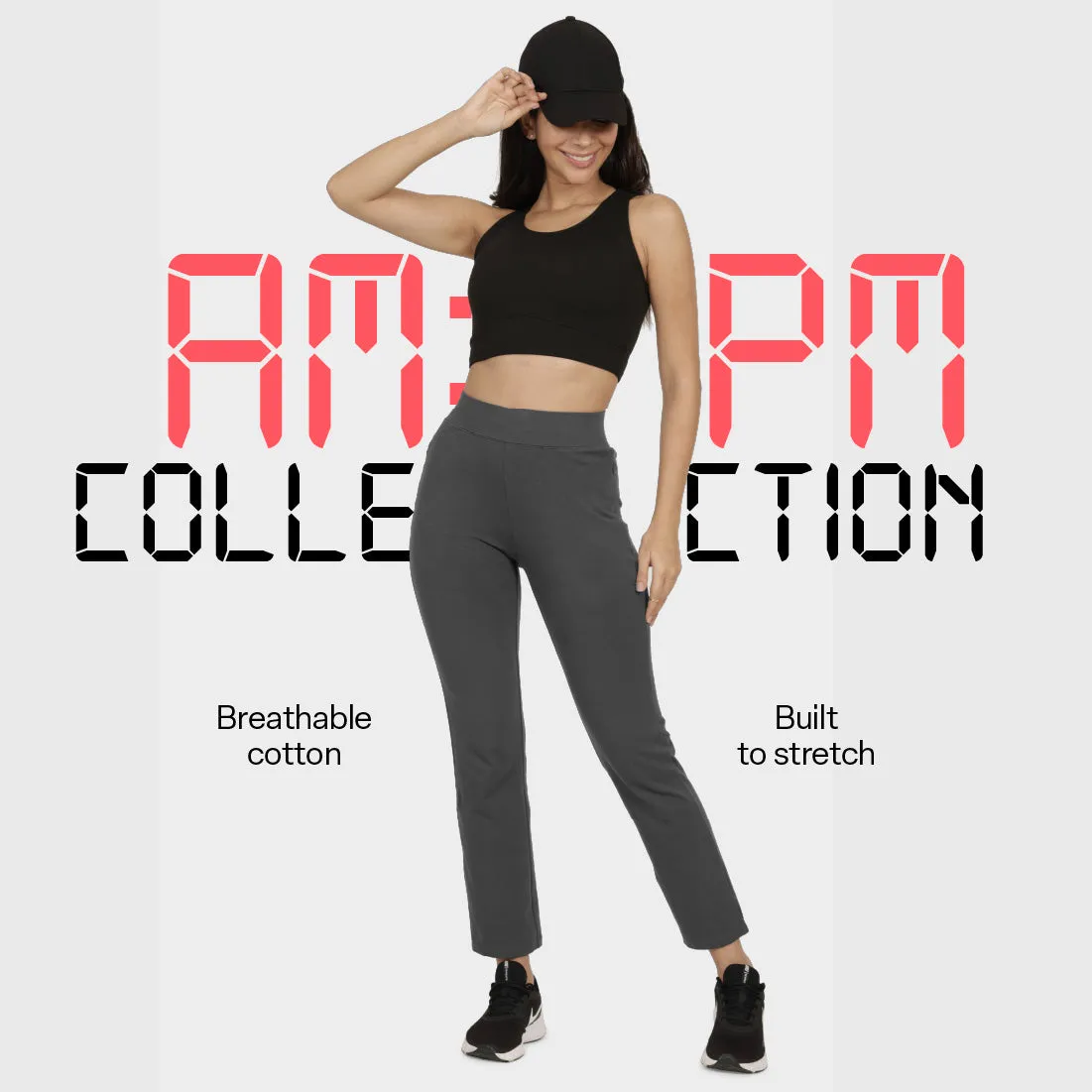 AM:PM Cotton Straight Pants