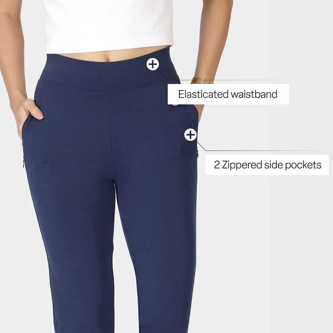 AM:PM Cotton Straight Pants