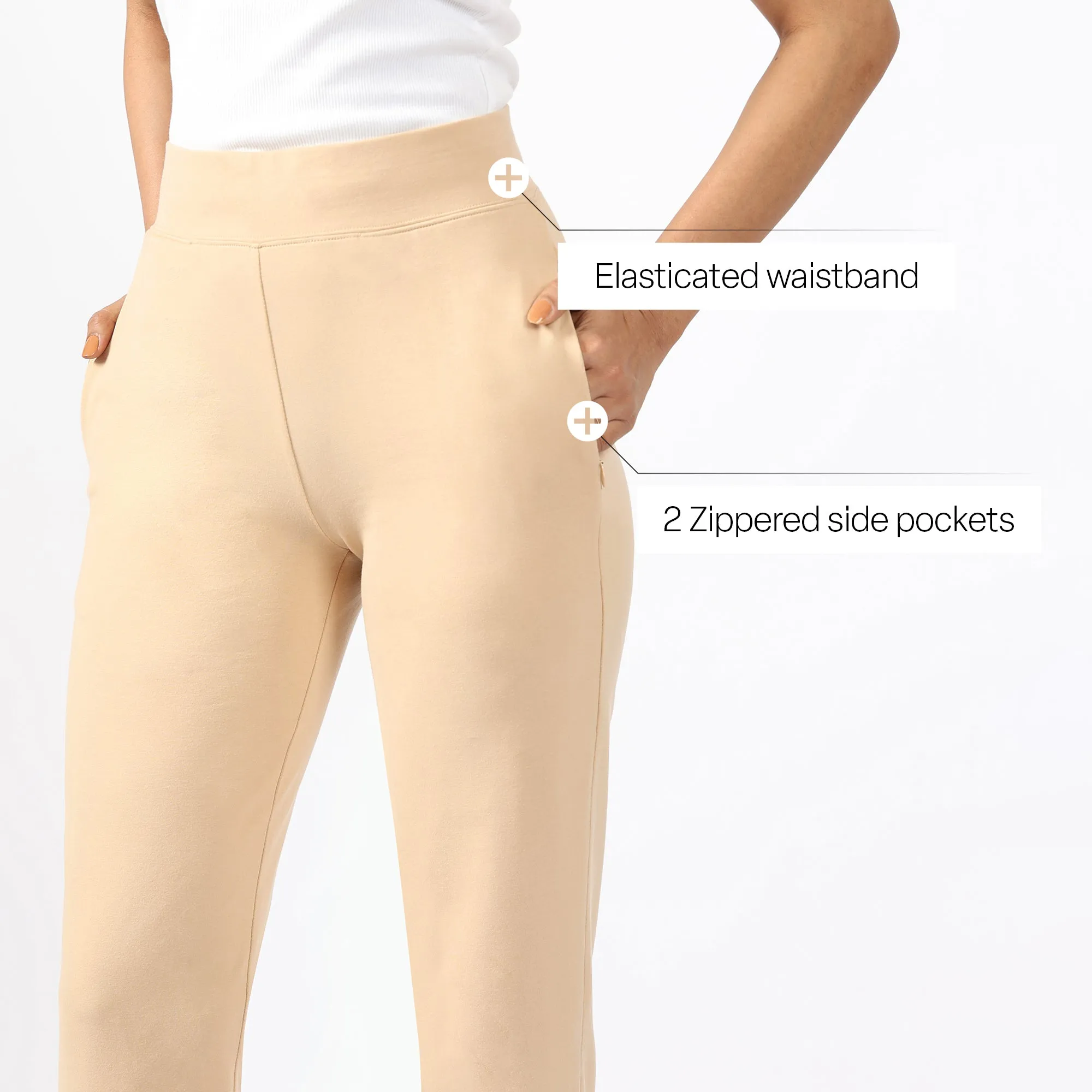 AM:PM Cotton Straight Pants