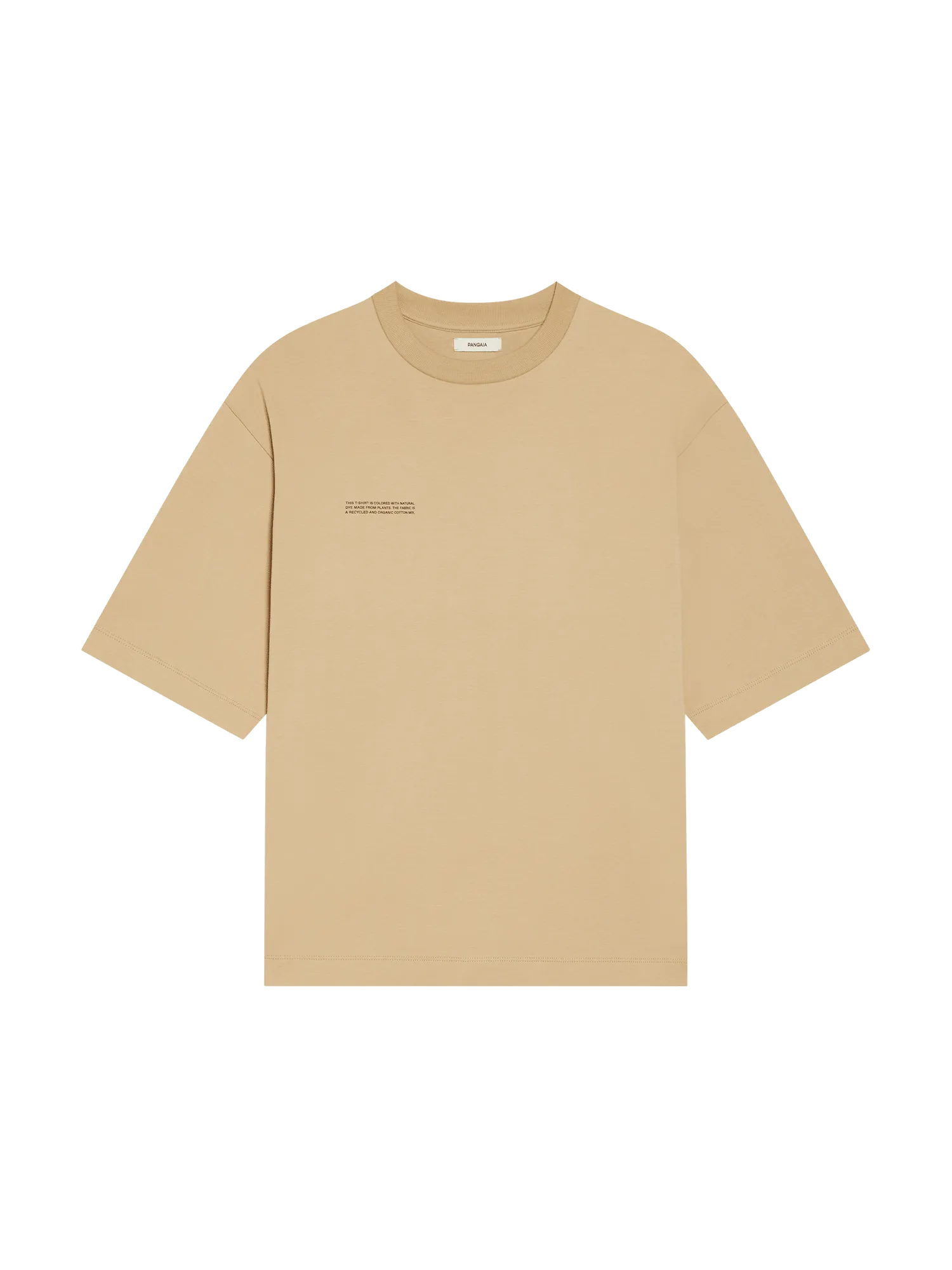 Archive Natural Dye Boxy T-shirt—chestnut beige