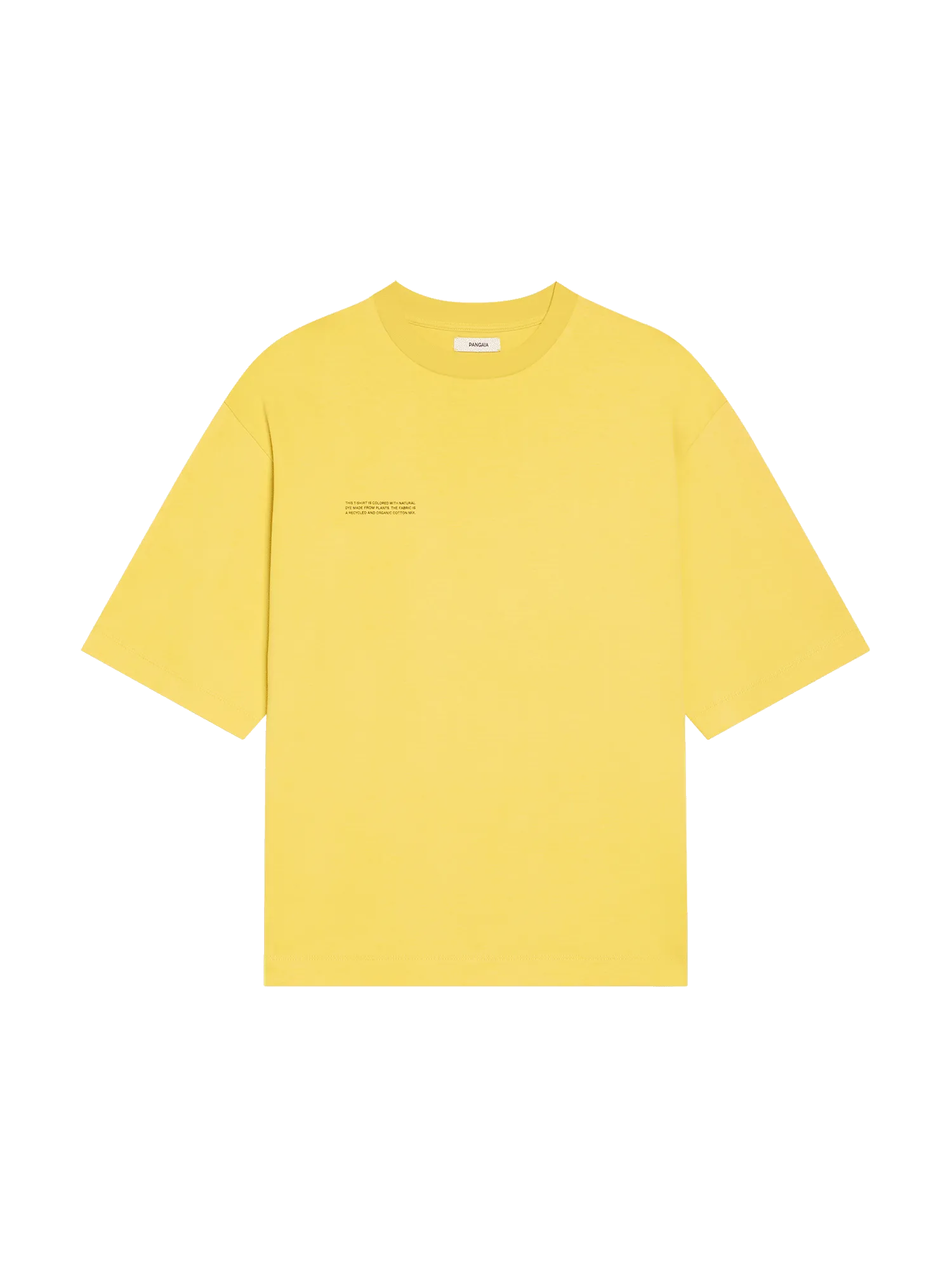 Archive Natural Dye Boxy T-shirt—thyme yellow