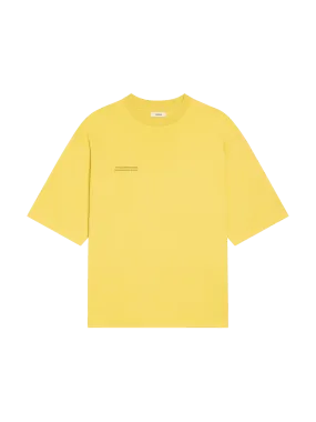 Archive Natural Dye Boxy T-shirt—thyme yellow