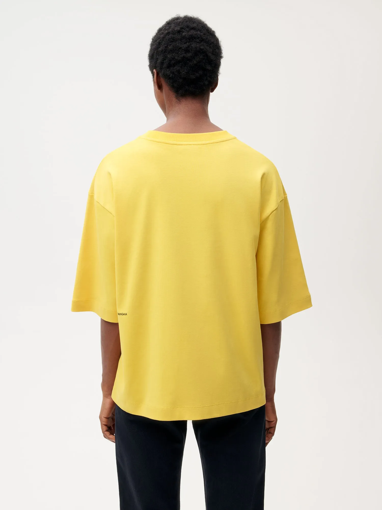 Archive Natural Dye Boxy T-shirt—thyme yellow