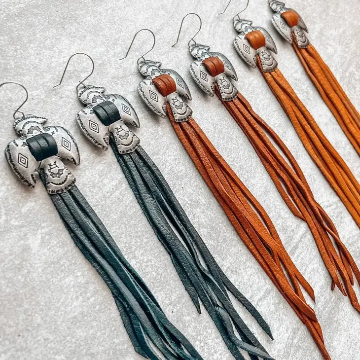 Arlee Concho Tassel Earrings