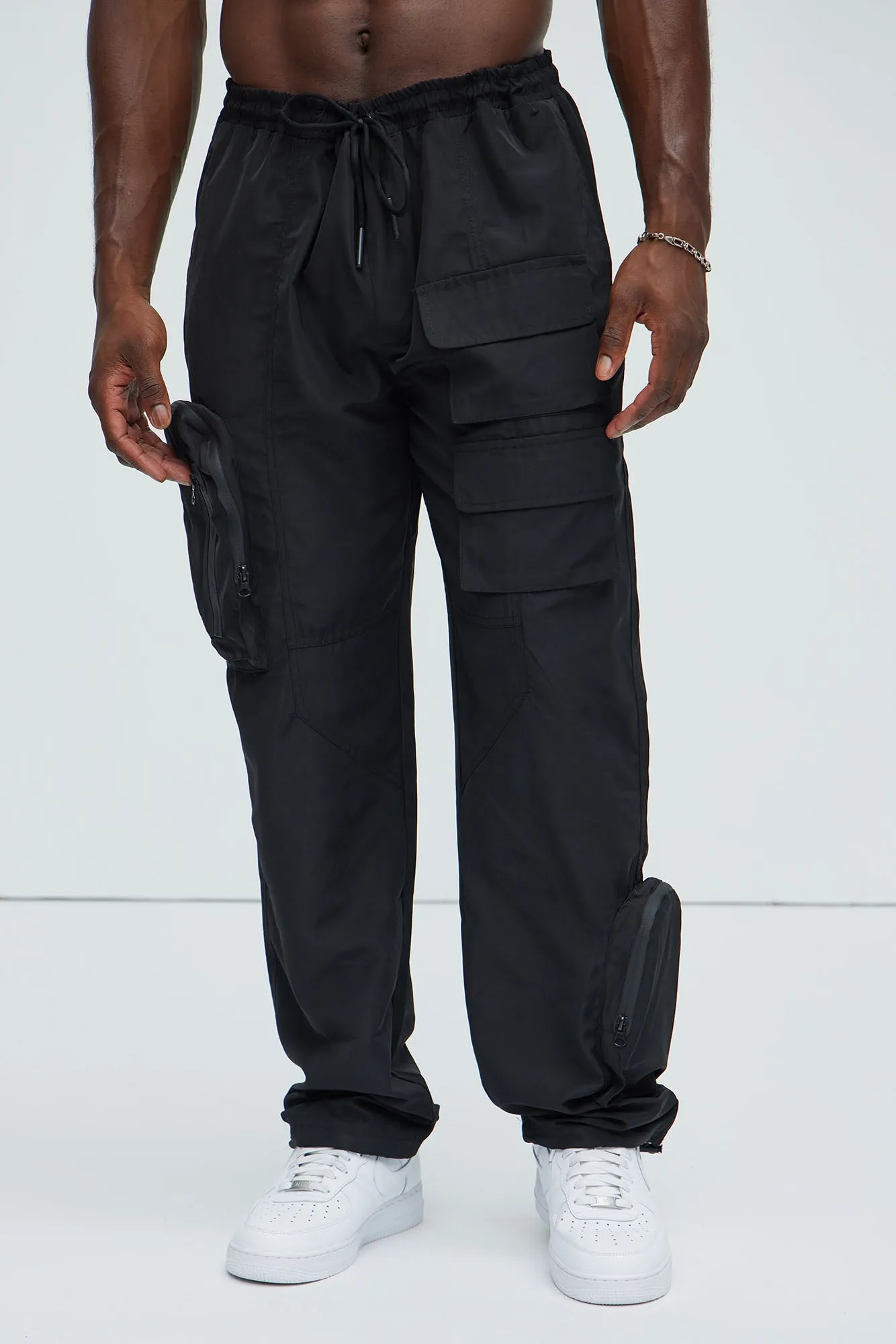 Ask About Me Cargo Pants - Black