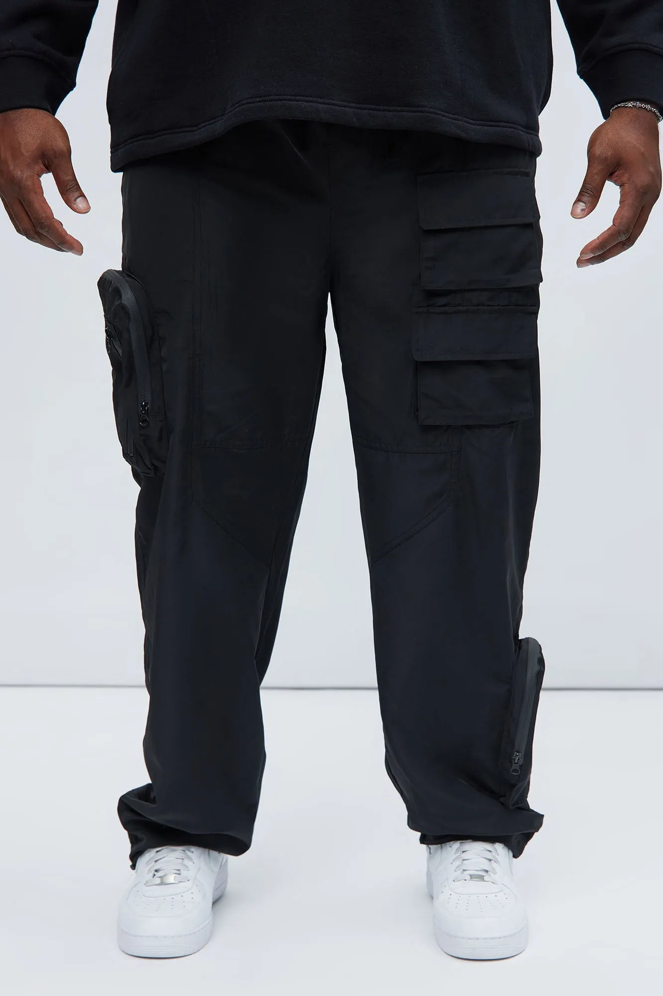 Ask About Me Cargo Pants - Black