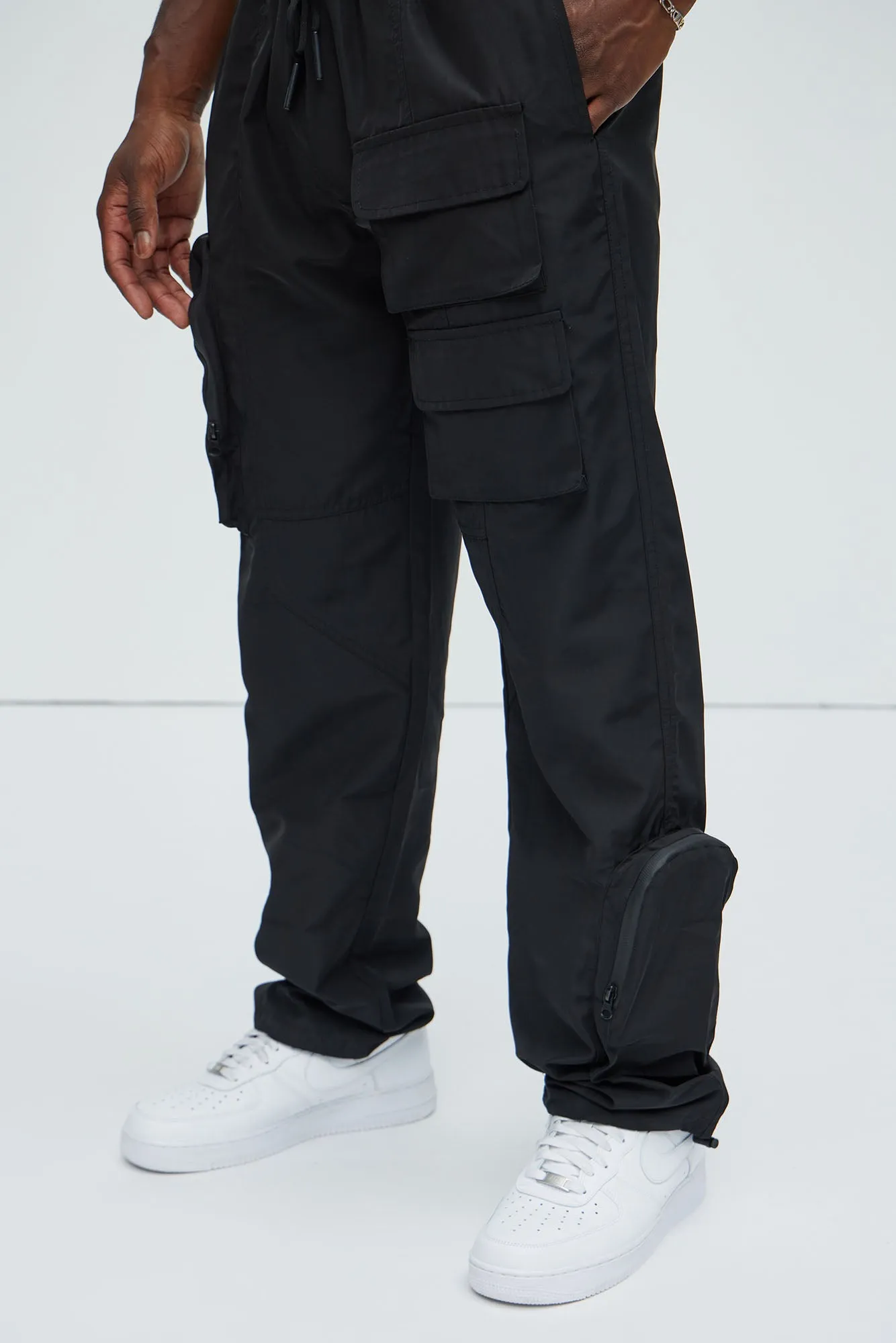 Ask About Me Cargo Pants - Black