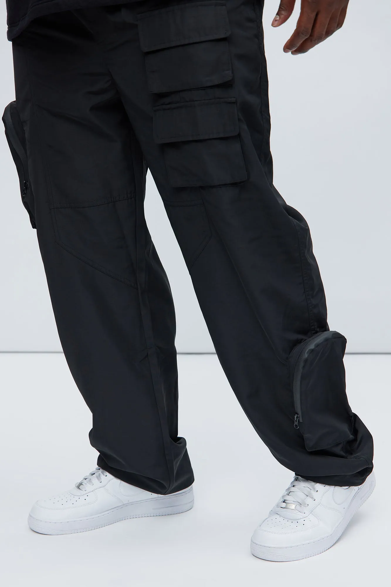 Ask About Me Cargo Pants - Black