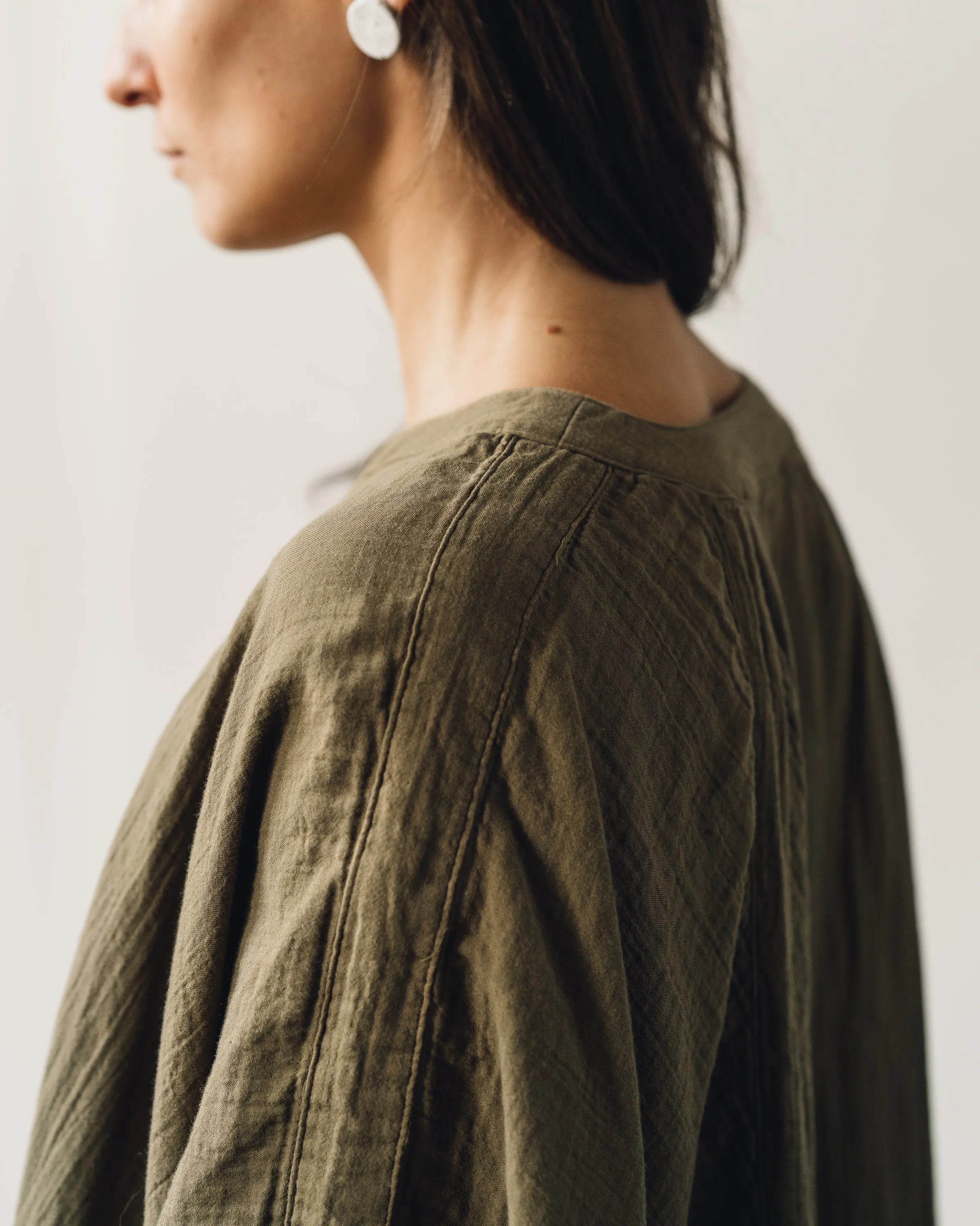 Atelier Delphine Autumn Poncho, Kelp