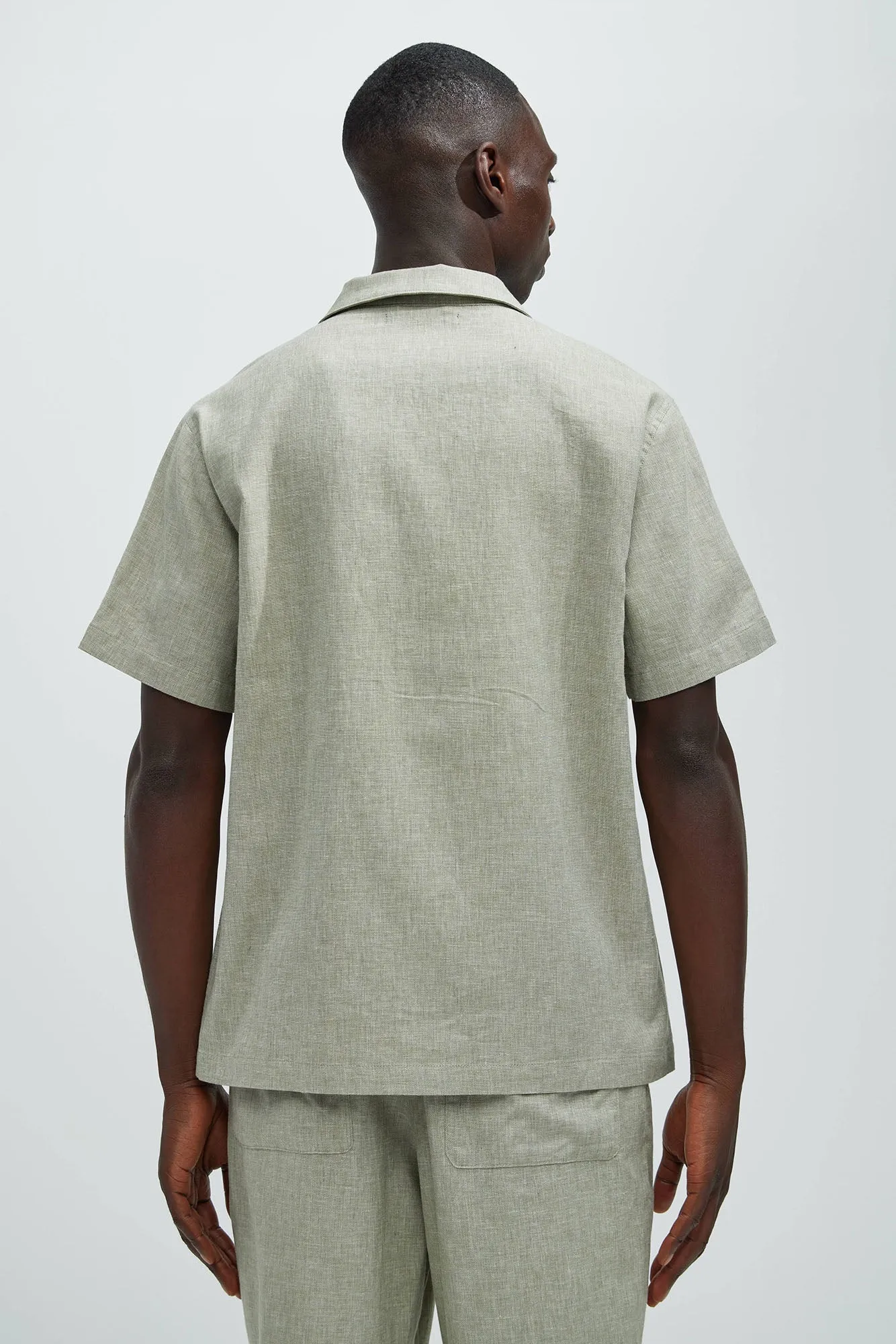 Bahamas Linen Shirt - Green