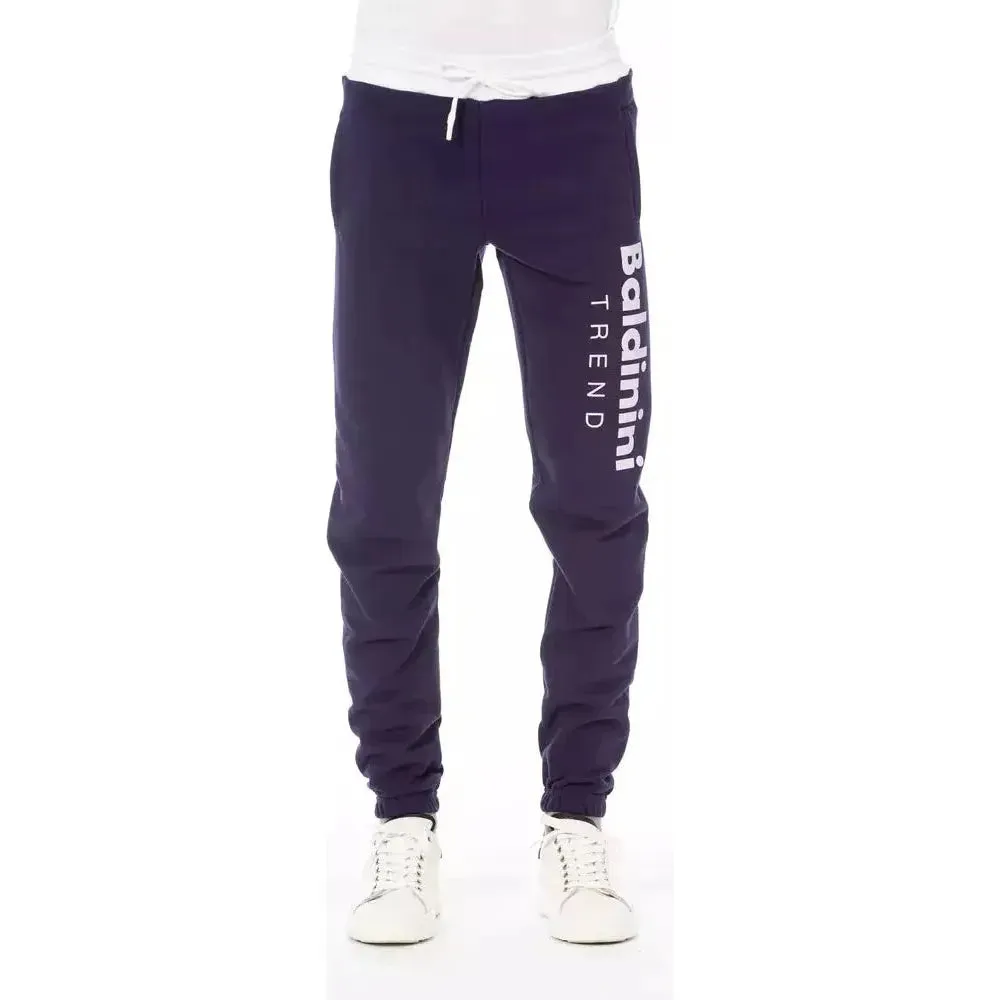 Baldinini Trend Purple Cotton Men Pants