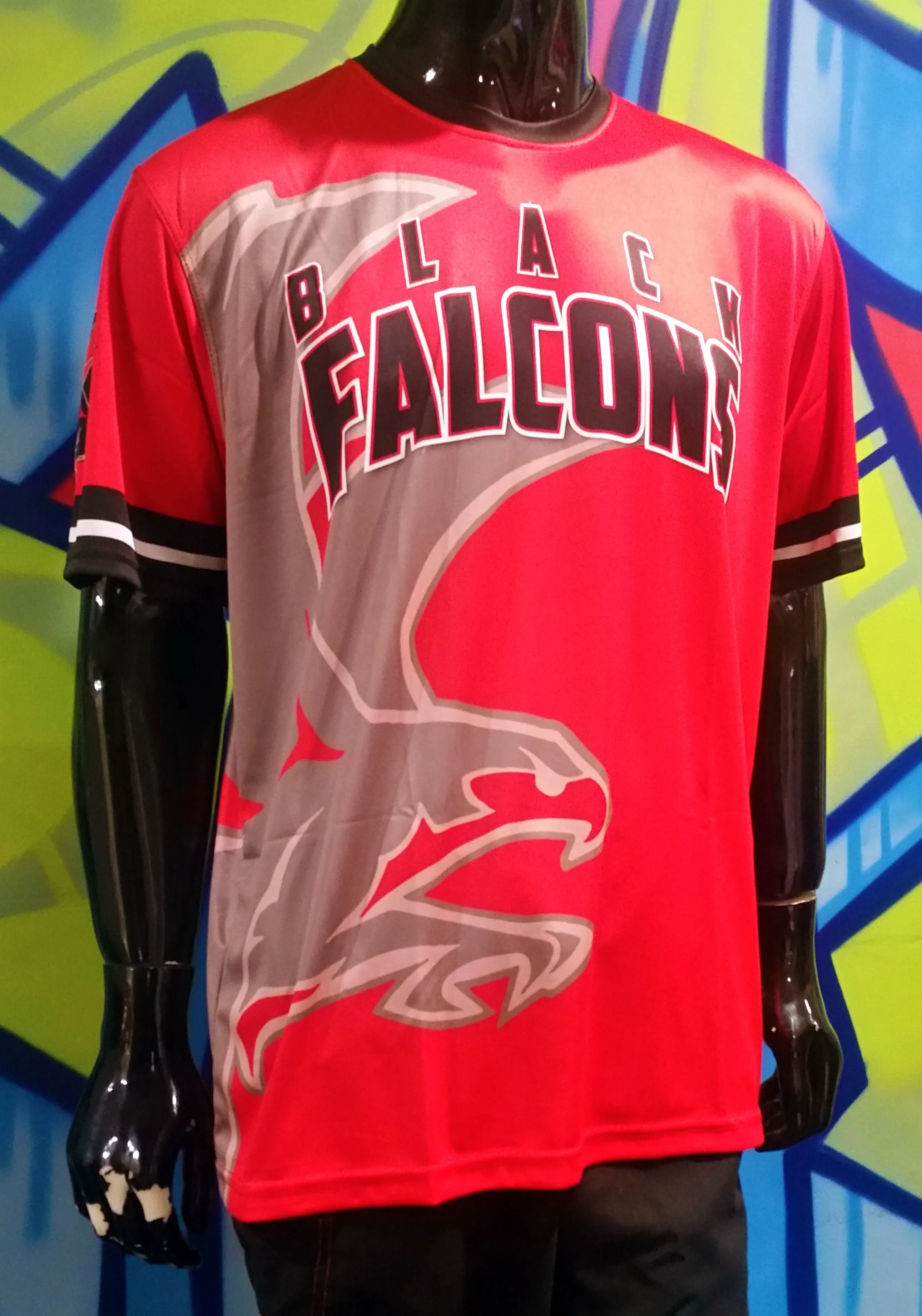 Black Falcons - Custom Full-Dye Jersey