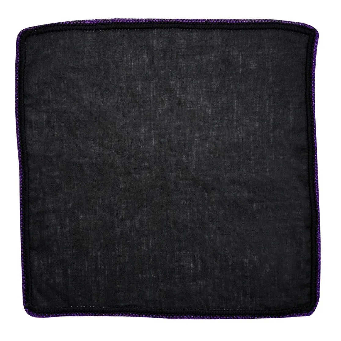 Black Raso with Purple Flake Signature Border