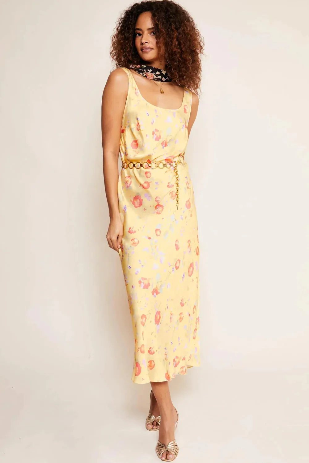 BONDI DRESS - WATERBLOSSOM YELLOW