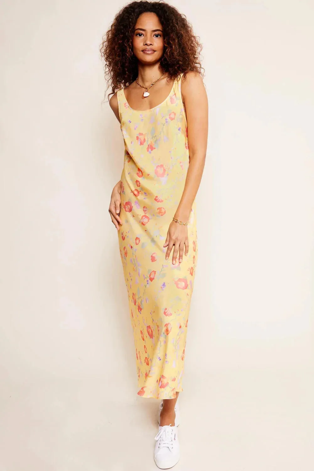 BONDI DRESS - WATERBLOSSOM YELLOW