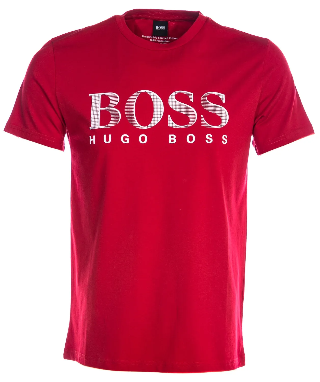 BOSS RN UV Protection T Shirt in Red