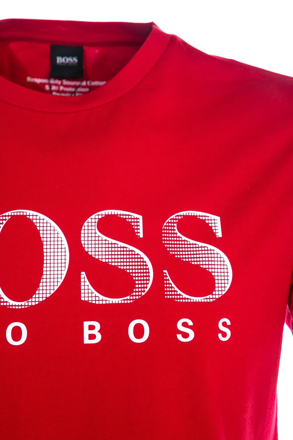 BOSS RN UV Protection T Shirt in Red