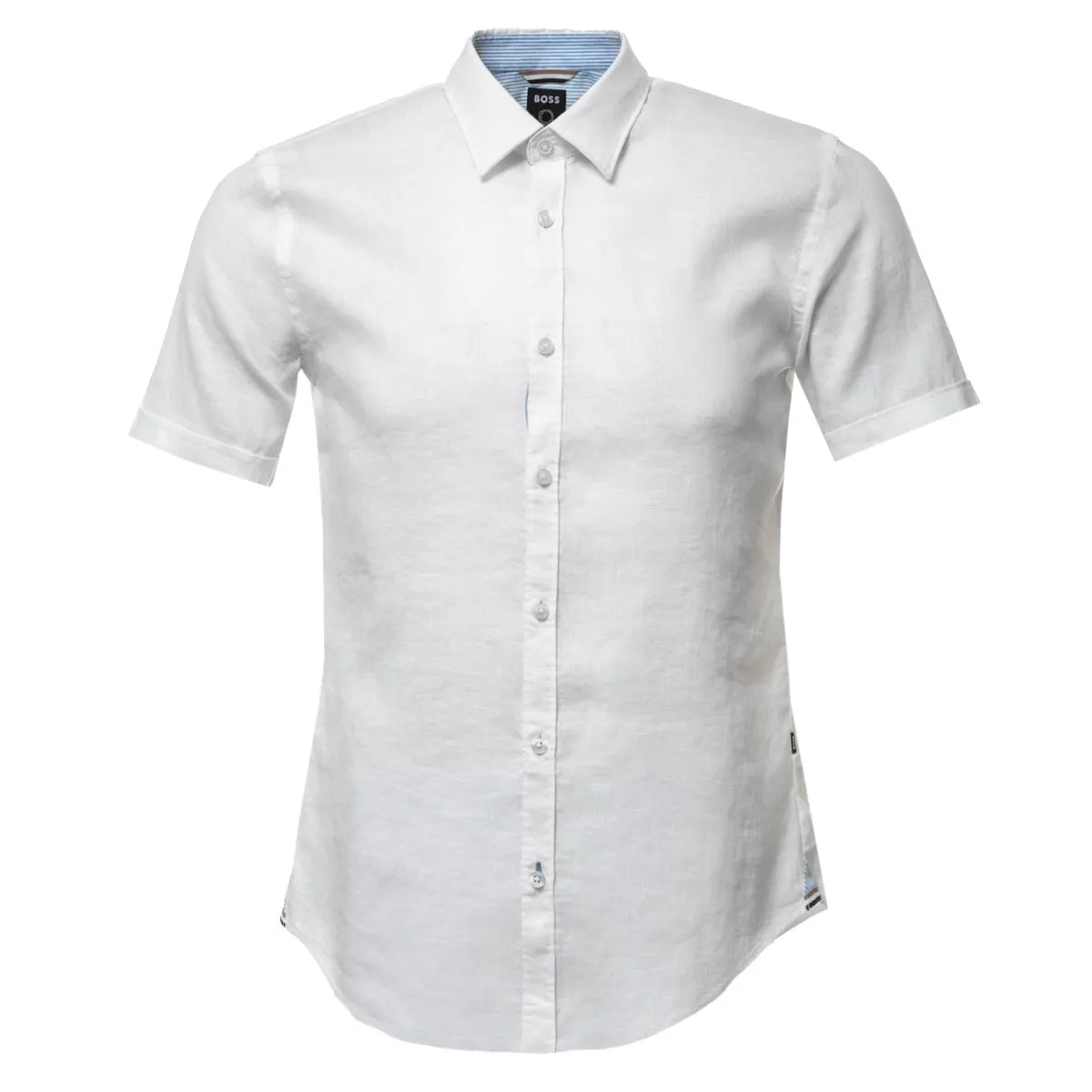 BOSS Ronn_24 Short Sleeve Shirt in White