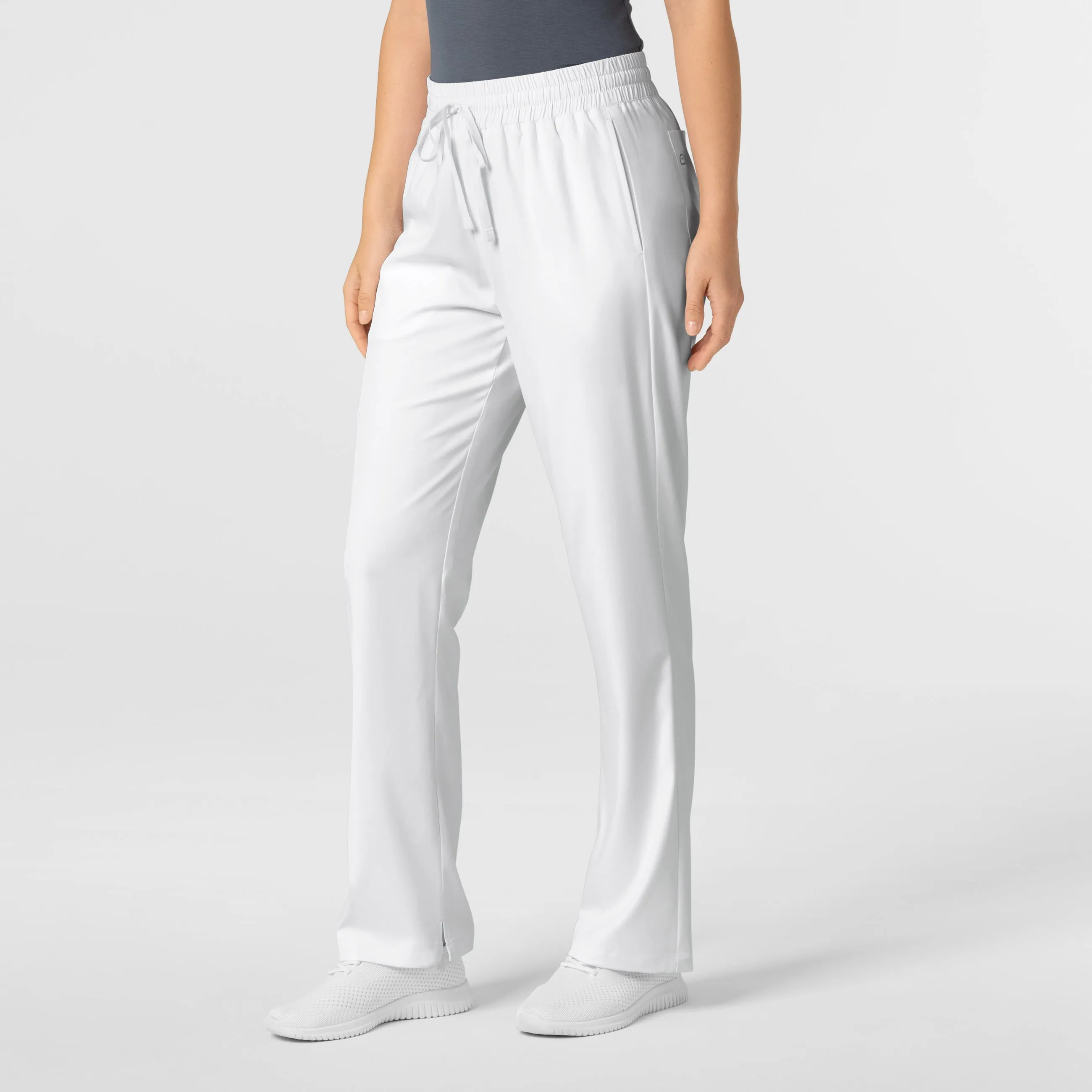 Boundless Women's Bootcut Scrub Pant - White