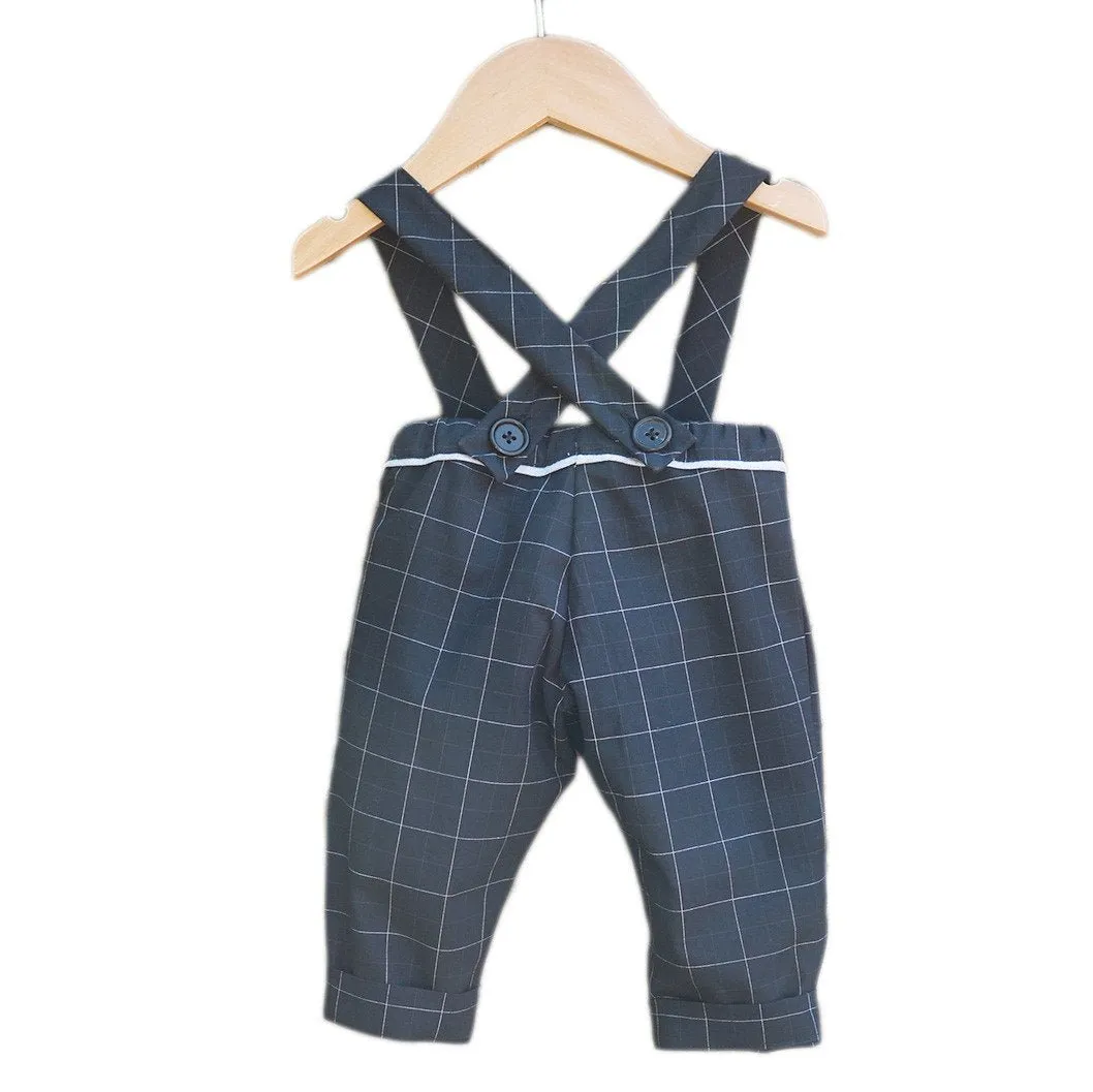 Brighton Pants/Shorty with Shoulder Straps Sewing Pattern - Baby 6m/4y - Ikatee