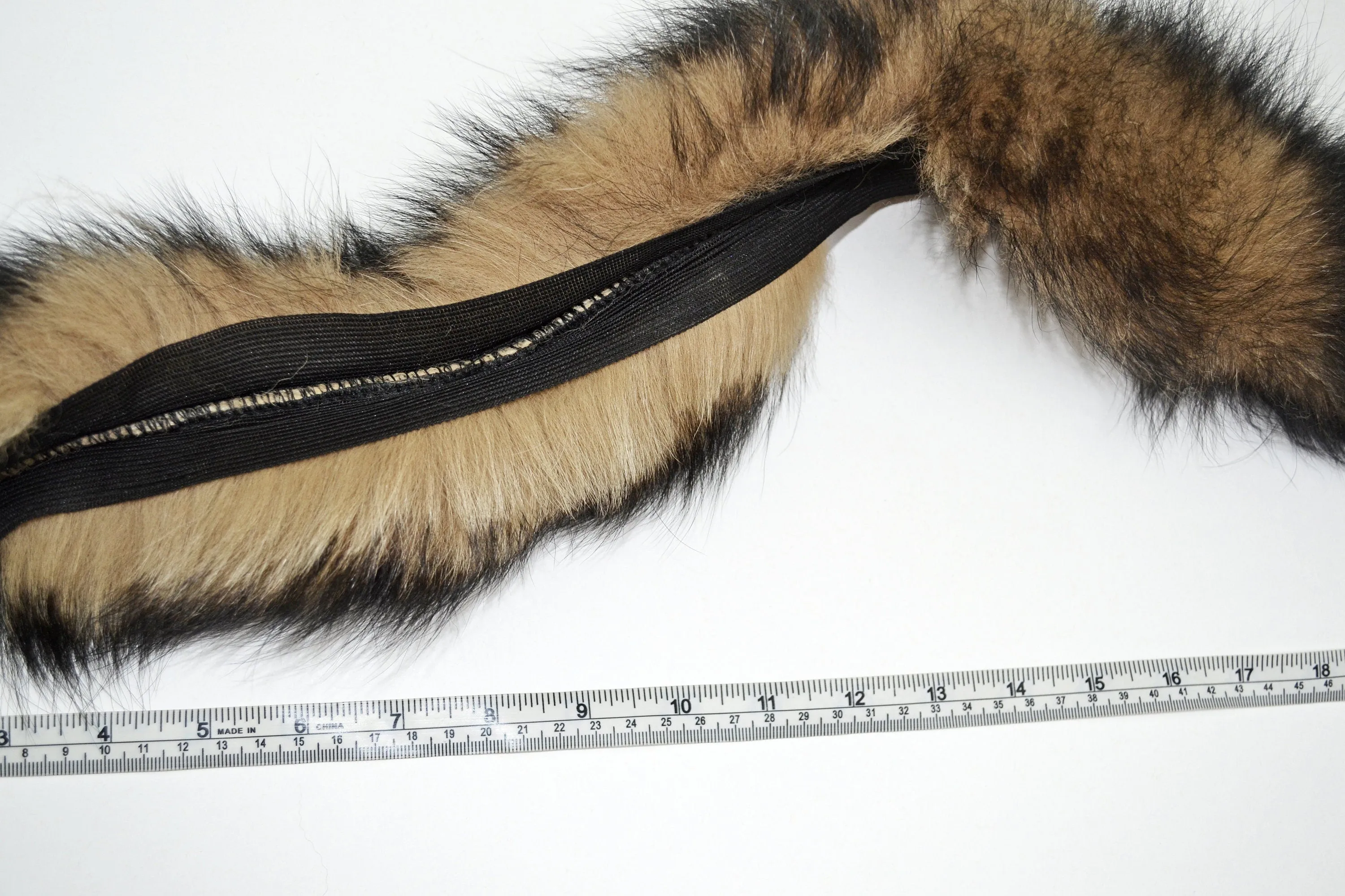 BY ORDER, Real Fox Fur (Tail) Trim Hood, Fur collar trim, Fox Fur Collar, Fur Scarf, Fur Ruff, Fur Hood, Fur stripe, Coat Trim, Jacket