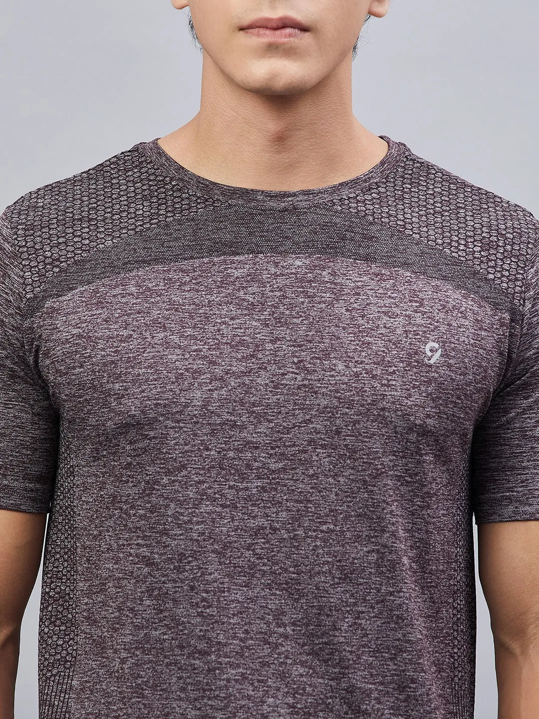 C9 Airwear Men's Seamless Moisture-Wicking Sports T-Shirt - Grey