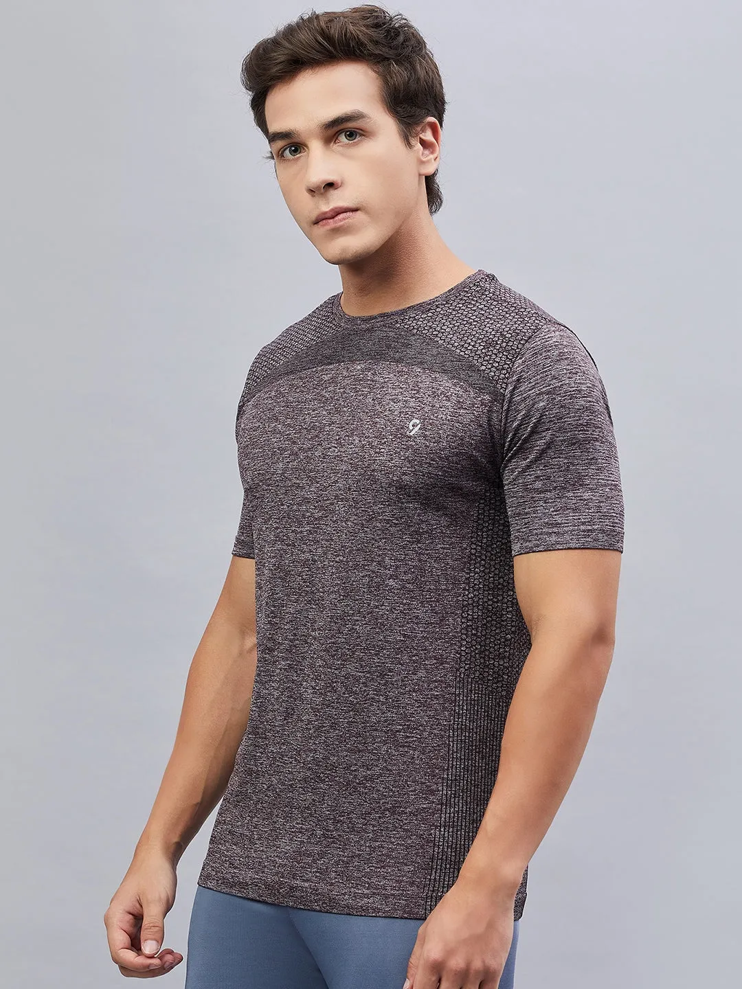 C9 Airwear Men's Seamless Moisture-Wicking Sports T-Shirt - Grey