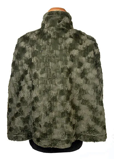 Capelet - Cuddly Faux Fur in Army Green (Two Left!)