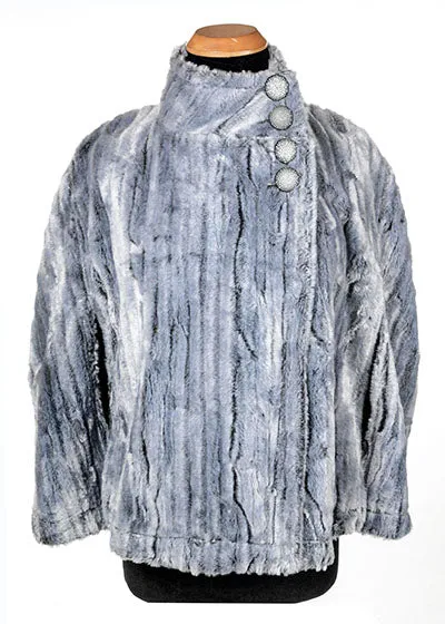 Capelet - Luxury Faux fur in Glacier Bay (One Left!)