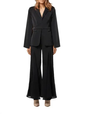 'Cara Set' Full Black Suit