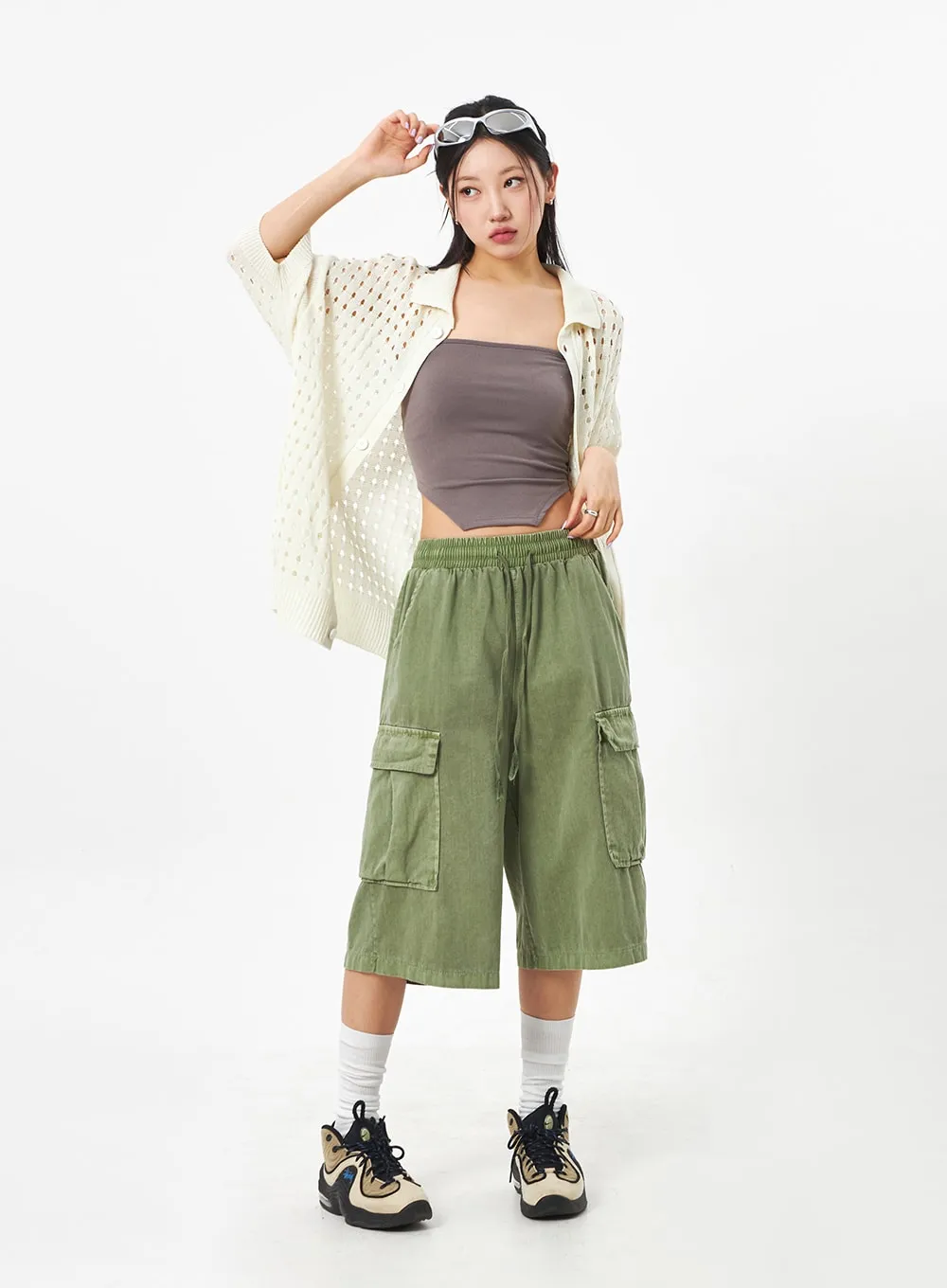 Cargo Midi Pants Unisex CA307