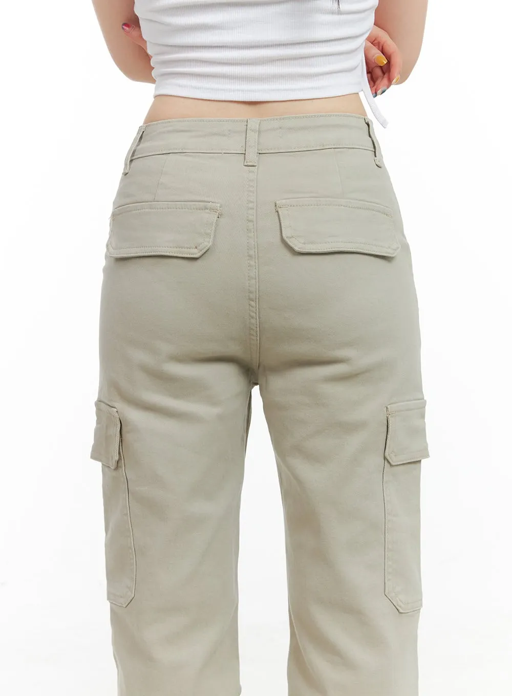 Cargo Straight Leg Pants CG408