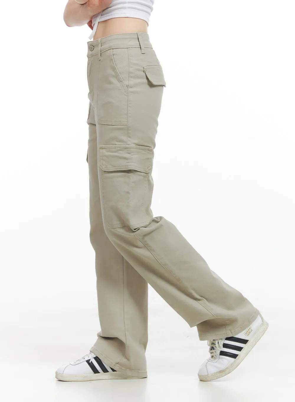 Cargo Straight Leg Pants CG408