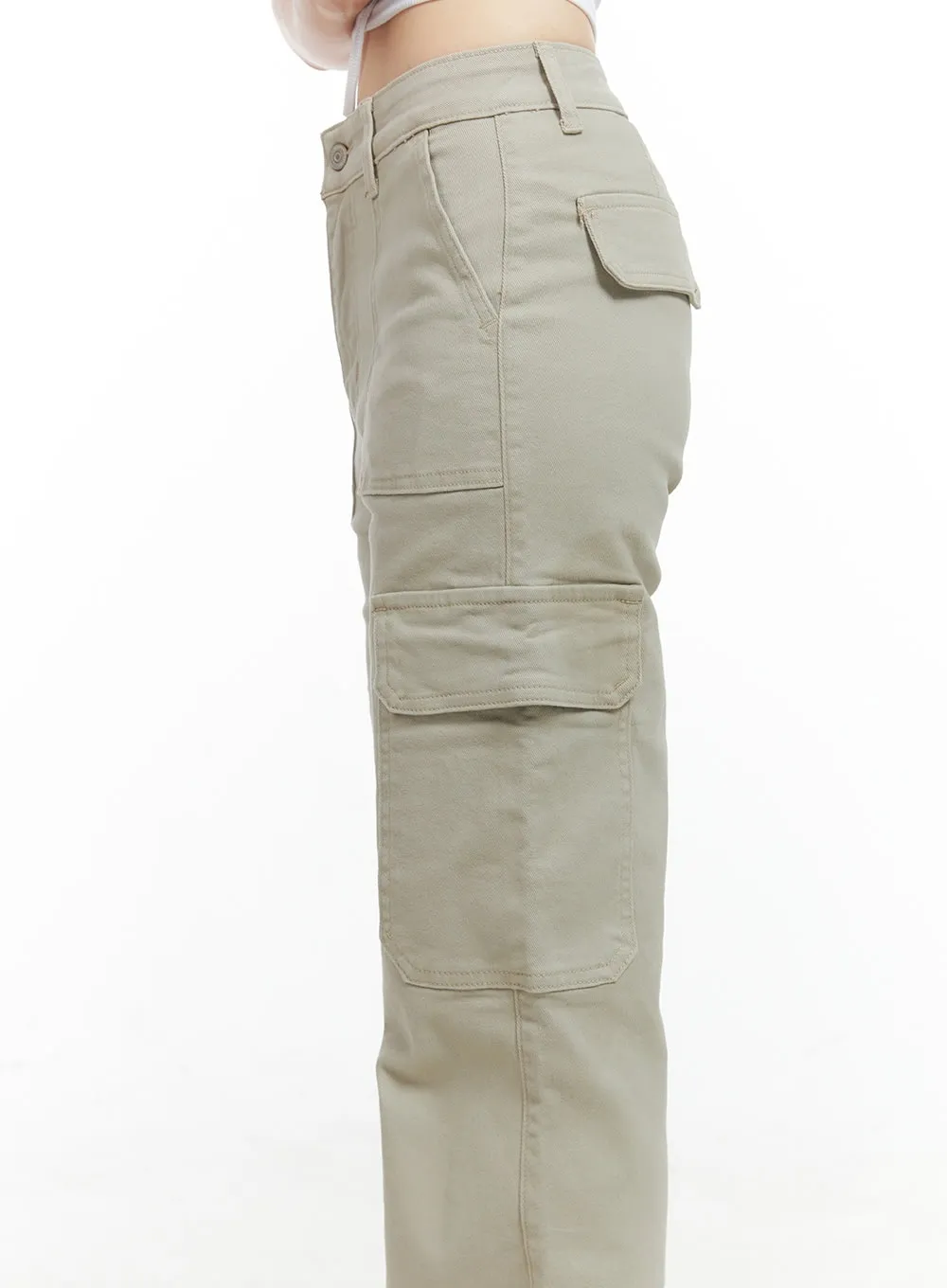 Cargo Straight Leg Pants CG408