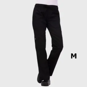 Chef Works Women's Cargo Pants Black Medium