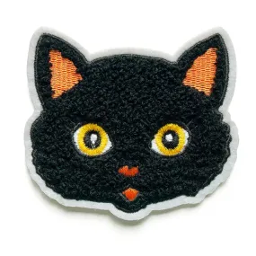 Chenille Black Cat Patch