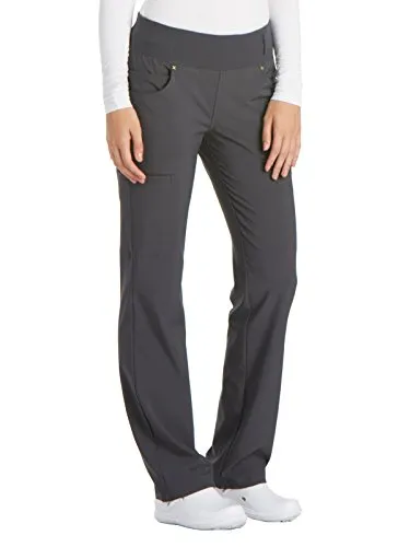 Cherokee CK002 Women's Iflex Mid Rise Straight Leg Pull-on Pant