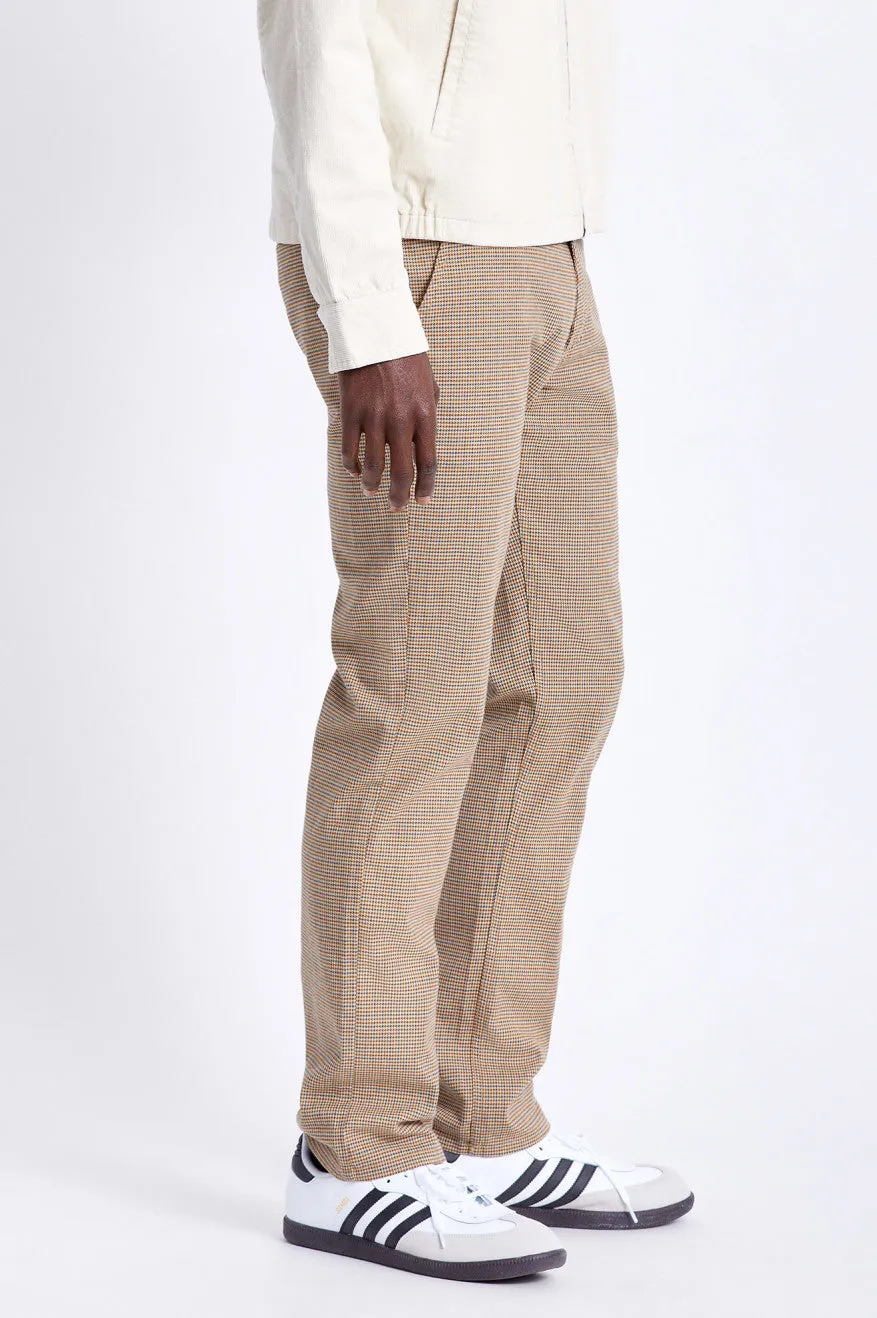 Choice Chino Pant - Vanilla Houndstooth