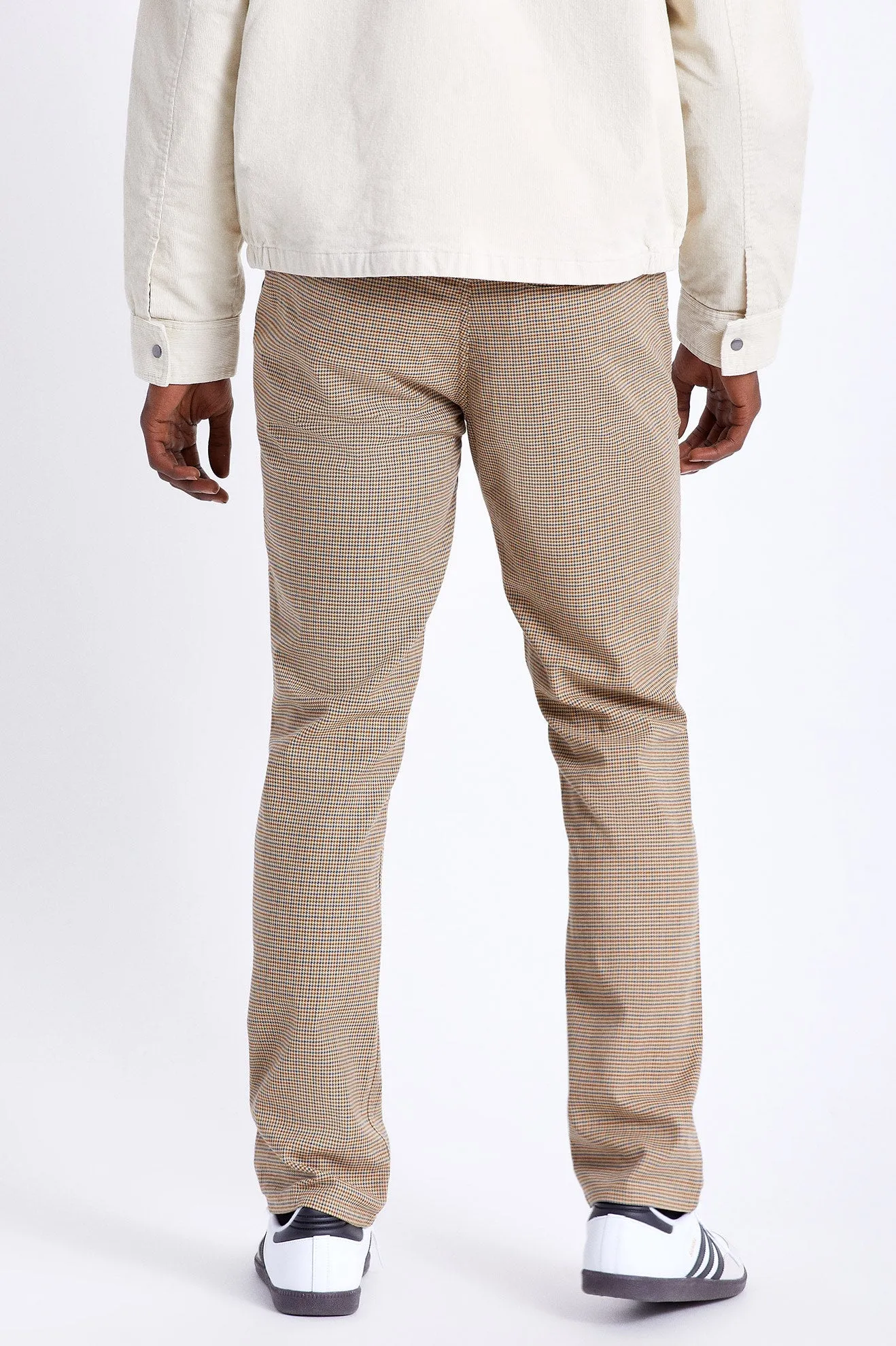 Choice Chino Pant - Vanilla Houndstooth